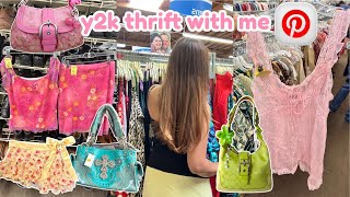 pinterest inspired thrift with me ✧˚ ༘ ⋆｡♡˚ y2k/90s camis, Hollister mini shorts, fairy core vibes
