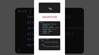 Gear Animation || Html And Css  #cssanimation #css3animation #coding #programming #css #cssworld