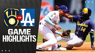 Brewers vs. Dodgers Game Highlights (7/20/25) | MLB Highlights
