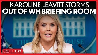 Karoline Leavitt Briefing: ‘Won’t Tolerate…’: Trump’s Secy EXITS White House Briefing Room