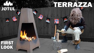 Jotul Terrazza Outdoor Chimenea - Norwegian Design for Your Garden
