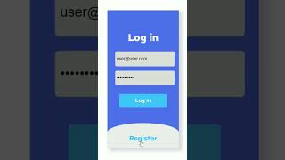 I make login & registration form using HTML CSS with animation