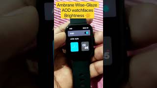 Ambrane Wise-Glaze 🔥 watchfaces • which is brightest #ambrane #techpoke