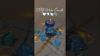 Water Candle DIY 🐚🫧 #shortvideo #shorts #candle #candlemaking #asmr #handmade #diy #craft #creative