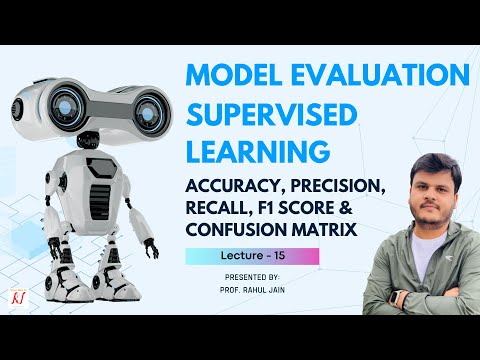 15. Model Evaluation in Supervised Learning Accuracy, Precision, Recall, F1 Score & Confusion Matrix