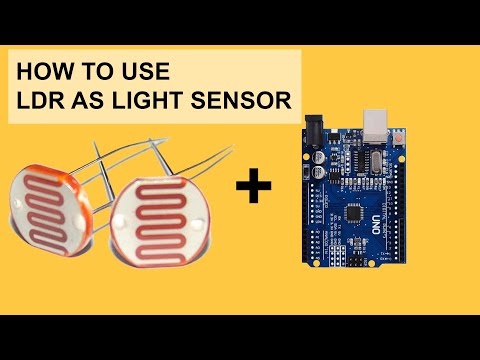 how to use LDR as a sensor ( Light intensity sensor with arduino tutorial )