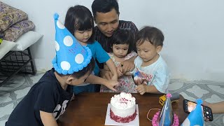 Bbq Our Family To Celebrate Birthday Unis Ke-2 Year / / Beautiful Pangang Sidak Yes / / Head, Win...
