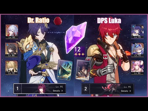 E0 Dr Ratio E6 Luka DOT MoC 12 Gameplay - Honkai Star Rail 1.6