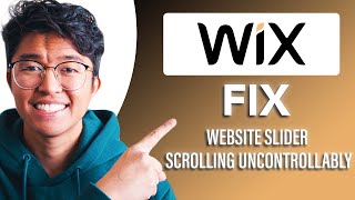 How to Fix Website Slider When It Scrolls Uncontrollably on Wix (SIMPLE & Easy Guide!)