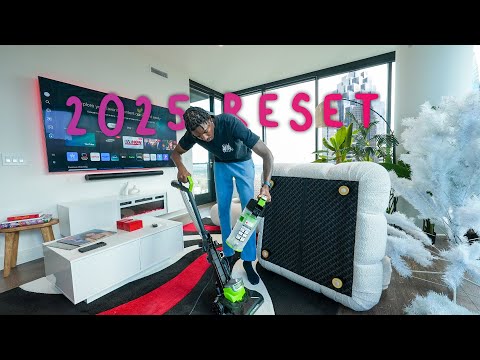 Deep Cleaning My New Apartment For The New Year | reset & organize with me