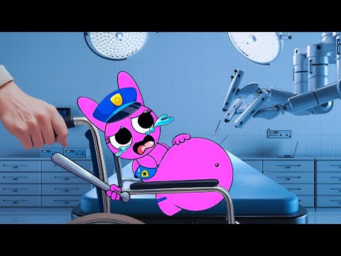 😱 OMG, PINKI POLICE IS HAVING A BABY 👶?! Modern medicine has stepped in! (Real life Sprunki)