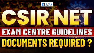Document Required to carry with you in CSIR NET Exam 2025
