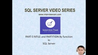 NTILE and PARTITION By function in SQL Server
