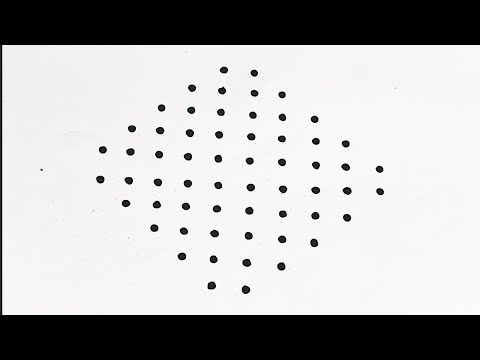 10×2×2 straight line dots rangoli || 10 చుక్కలు 2 వరసలు 2 వచ్చే వరకు