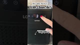 Breathe better with cleaner air!! #airpurifiers #smallroompurifier #cleanair