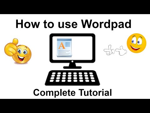 How to use wordpad || Wordpad Complete Tutorial ||