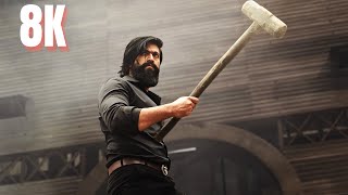 KGF 2 - TOOFAN Full Video Hindi Songs in 8K / 4K Ultra HD HDR 60 FPS
