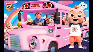 Wheels on the Bus | CoComelon Sing Along 💛 1-Minute Loop for Children