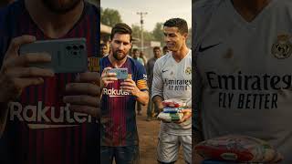 Ronaldo & Messi were mocked by being poor youtubers #ronaldo #messi #aishorts  #youtuber