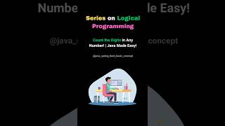 Java Program to Count Digits in a Number | Simple Logic Explained! #codding #java #shorts #new