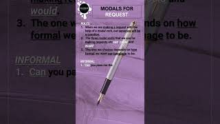 MODALS For - 'Request' | #modalverb  #education  #ytshortsvideo #shortsyoutube #can #could #would