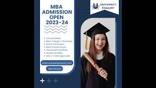 MBA Admission Open 202- 24 || UNIVERSITY ENQUIRY