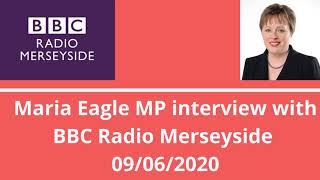Maria Eagle MP interviewed on BBC Radio Merseyside
