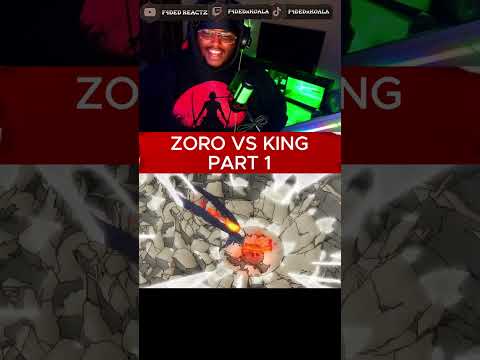 FIRST TIME WATCHING ZORO VS KING Reaction.  #onepiece #luffyanime