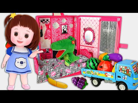 Baby Doli and mart shopping and beauty room