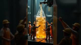 Tiny Factory Workers Fill a GIANT Soda Bottle 🥤 | 8K Ultra-Realistic Pixar-Style Magic