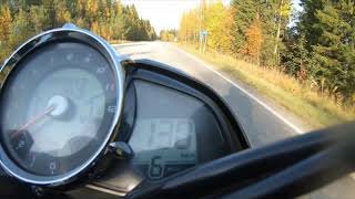 Suzuki B-king Sound and Acceleration! 0-180 100-200