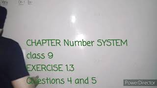 #MATH #CLASS9 #CHAPTER1 #NUMBER #SYSTEM #EXERCISE #1.3