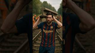 AI Reimagines Messi as a Poor Worker Saving Pigs 🐷 | Emotional Short Film #Messi #football #AI