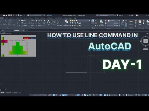 How To Use Line Command In Autocad @Vishal.9000