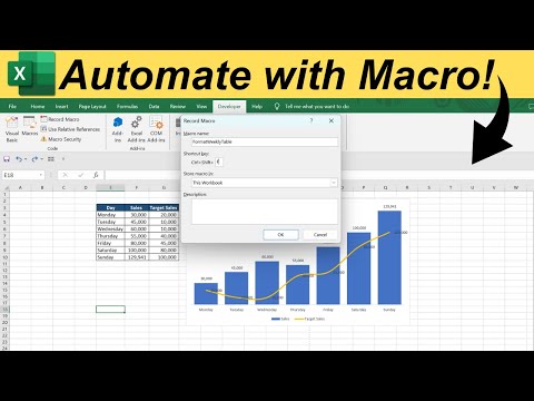 Automate Tasks with Macro | Microsoft Excel