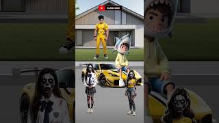 Deb, Mommy and Brother Become Zombies 🧟‍♂️🧟‍♀️🧟‍♂️ #comedy #shorts #cartoon #funny