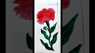 OMG!😱 One stroke technique 😍💕 #painting #flowerpainting #canvaspaiting #drawing #shortsvideo