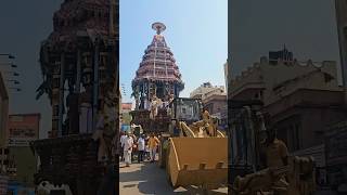 Tiruvallur 🔥 Thiru Ther 🛕 Veeraraghavar Swami 🎉  Kovil #tiruvallur Sripadham thangi 🔥#perumal 🤍