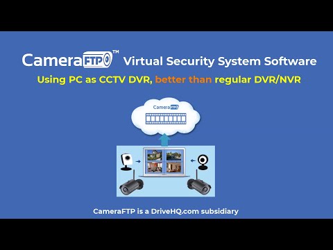 CameraFTP Virtual Security System - Use PC as CCTV DVR system