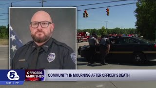 After surgery, Lorain officer insisted on watching fallen comrade's procession