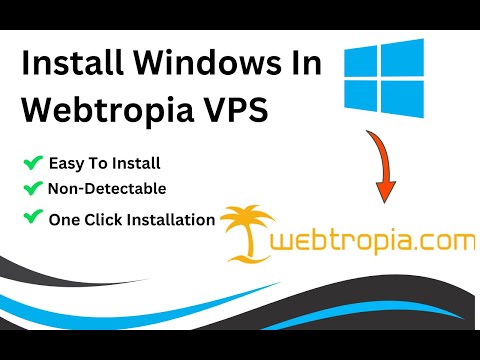 How To Install Windows on Webtropia VPS: One click Install