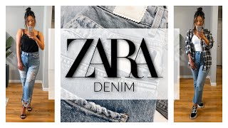 ZARA JEANS... SO GOOD! MOM FIT, STRAIGHT LEG, FLARE, FRINGED | JAMIE SCHROEDER