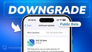 How to Downgrade iOS 26 Public Beta 1 to iOS 18? No Data Loss! - Full Gudie (2 Ways)