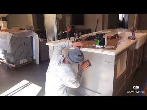 Trico Painting Cabinet and Railing Project