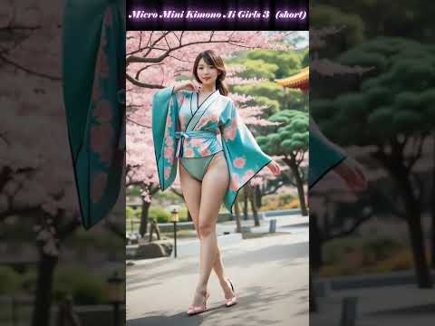 👘Micro Mini Kimono Ai Girls 3.¹ (short) #kimonos #aiart #ai美女 #和服美女 #aigirl #lookbook2025