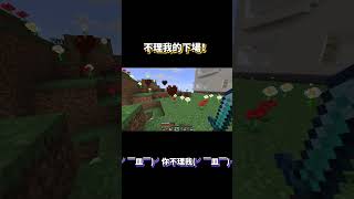 不理我的下場！ #minecraft #原味生存 #我的世界