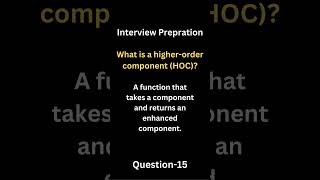 ReactJS Interview Questions | Interview Preparation Series