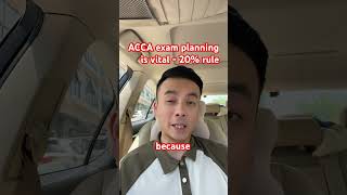 Using 20% rule to plan ACCA exams questions #acca #accaexams
