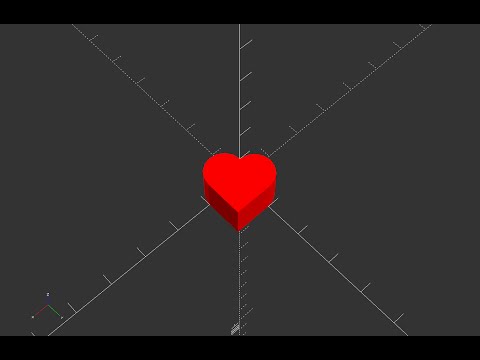 Heart Shape with OpenSCAD