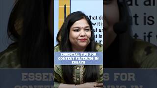 ESSENTIAL TIPS FOR CONTENT FILTERING IN ESSAYS